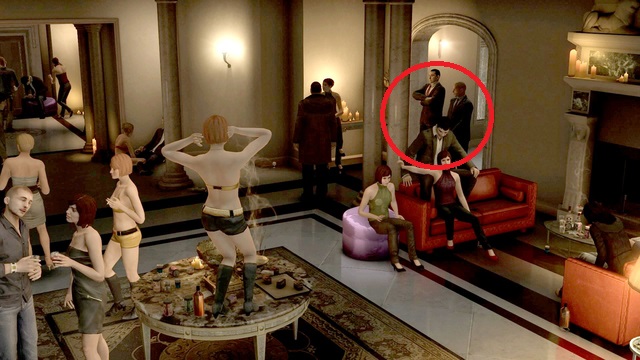 You have two options - Kramers Party | Heavy Rain Walkthrough - Walkthrough - Heavy Rain HD Guide