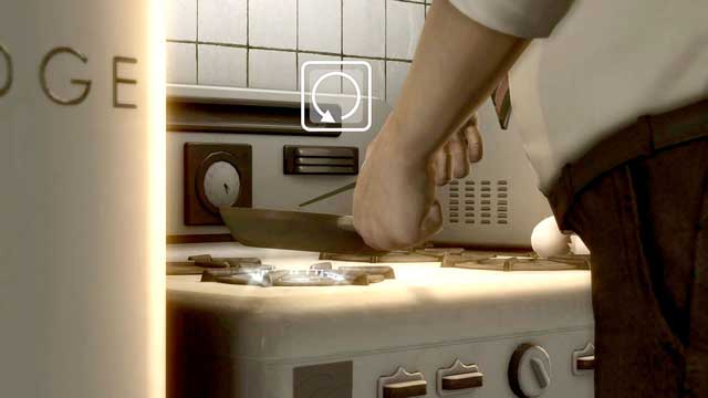 Keep mixing (3x during the whole cooking process) to make a perfect meal - Eureka & Twins | Heavy Rain Walkthrough - Walkthrough - Heavy Rain HD Guide