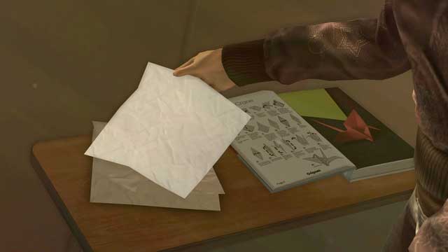 Make the dog origami on the third page of the book - Ann Sheppard & The Rat | Heavy Rain Walkthrough - Walkthrough - Heavy Rain HD Guide
