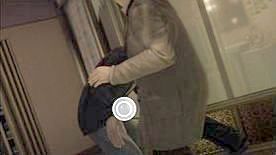 You will have to fight him in a series of QTE - Chapters: Prologue - Hassans shop | Heavy Rain Achievements - Achievements / Trophies - Heavy Rain HD Guide