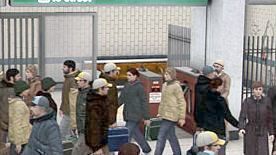 Go forward, walk through the gates on the left or on the right (the ones in the middle arent working) - Chapters: Fugitive - Mad Jack | Heavy Rain Achievements - Achievements / Trophies - Heavy Rain HD Guide