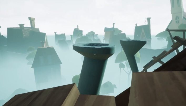 Going further on the boards you will reach the exit from the house - Stage 5 - The Finale - Hello Neighbor Hide and Seek ending - Walkthrough - Hello Neighbor Hide and Seek Guide