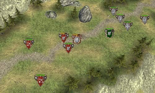 The Ballistae wait for the enemies to get closer. The hero and the skeletons serve both as a bait and a defense line. - Mission 22 - Alvins Gate | Campaign - Human Campaign - Hex Commander Game Guide