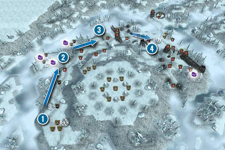 In this mission, you will mostly be commanding hero units - Mission 25 - Before the Stone | Elves Campaign - Elves Campaign - Hex Commander Game Guide