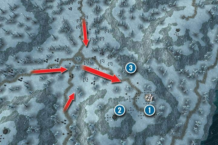 Creating fire to call for more Dwarven units is your smallest problem here - Mission 8 - Alerting Allies - Dwarves Campaign Walkthrough - Dwarves Campaign - Hex Commander Game Guide