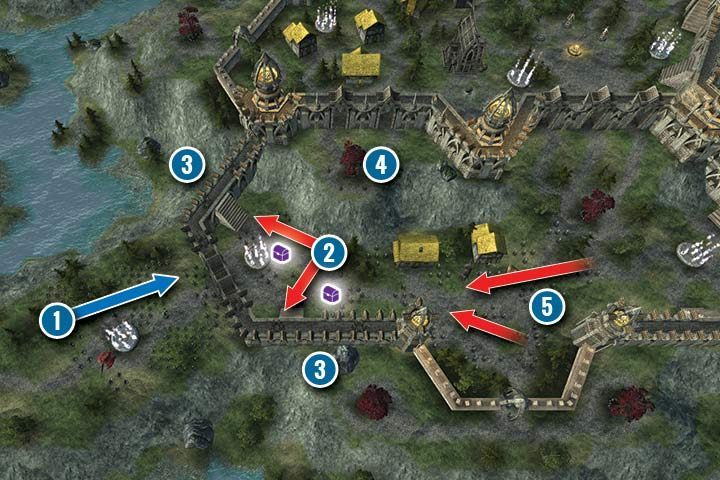 Storming the city is not a trivial task - Mission 12 - Lower Thealon | Greenskins Campaign - Greenskins Campaign - Hex Commander Game Guide