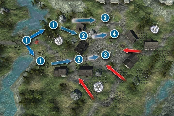 This fight will be rather challenging - you encounter a new unit - Mission 25 - Chilling Gallows | Greenskins Campaign - Greenskins Campaign - Hex Commander Game Guide