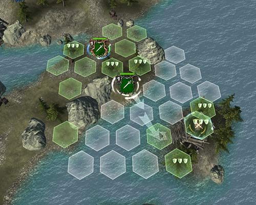 Using illusion to move allows you to reach places that are inaccessible. Vulpis can move his illusion above water but he cant stop his movement on that hex. - Mission 2 - Heavy Rain | Greenskins Campaign - Greenskins Campaign - Hex Commander Game Guide