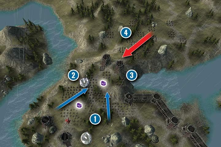This mission requires you to defend and counterattack - Mission 3 - Defence of Vraakt | Greenskins Campaign - Greenskins Campaign - Hex Commander Game Guide