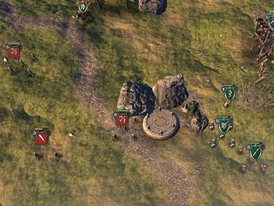 Not only are the units small, but they are also dispersed - this is the best moment to attack - How to Attack and Defend | Beginners Guide - Beginners Guide - Hex Commander Game Guide