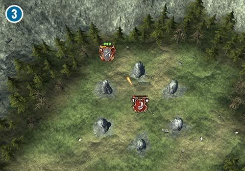 This position can help you win. - Mission 5 - Druid Circle Battle | Elves Campaign - Elves Campaign - Hex Commander Game Guide