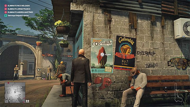 Mission storys walkthrough: You can find out about the unveiling of Rico Delgado statue from posters hanging near the market or on the Martinez building - Hitman 2: Story Missions - Three-Headed Serpent walkthrough - Three-Headed Serpent (Santa Fortuna) - Hitman 2 Guide