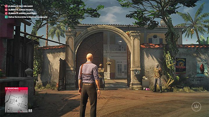 Reach the Martinez building with the letter - Hitman 2: Story Missions - Three-Headed Serpent walkthrough - Three-Headed Serpent (Santa Fortuna) - Hitman 2 Guide