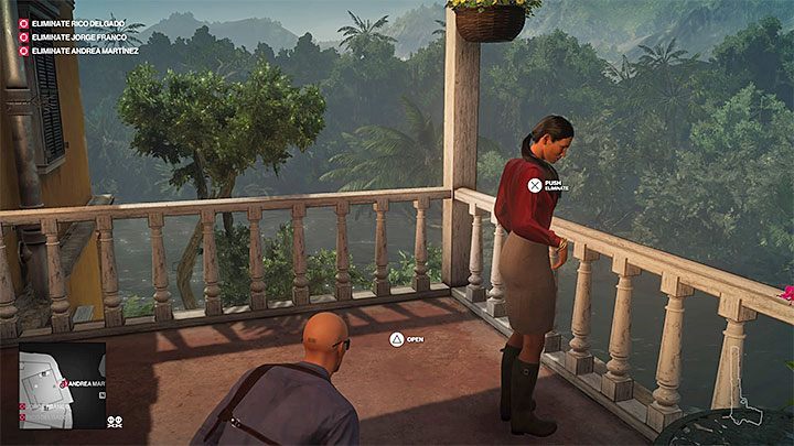 Wait for Andrea Martinez - Hitman 2: Story Missions - Three-Headed Serpent walkthrough - Three-Headed Serpent (Santa Fortuna) - Hitman 2 Guide