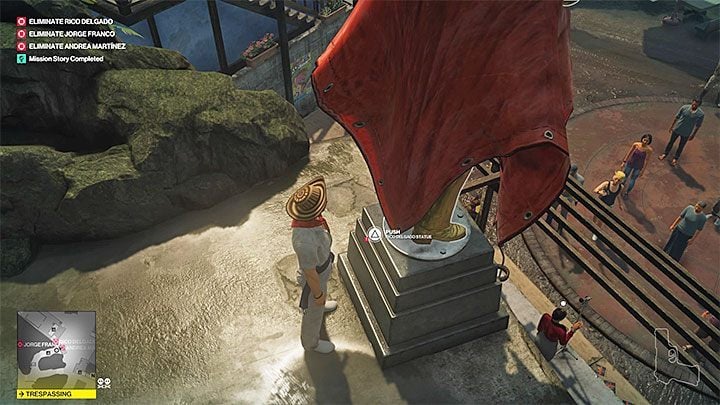 This challenge is related to Heart of Stone mission story - Hitman 2: Assassination of Andrea Martinez - Three-Headed Serpent walkthrough - Three-Headed Serpent (Santa Fortuna) - Hitman 2 Guide
