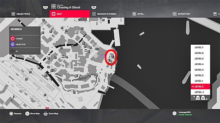 The meeting will take place near the house on the beach (marked in the picture above) - the one with a sniper tower - Hitman 2: Assassinating Vanya Shah - Chasing a Ghost walkthrough - Chasing a Ghost (Mumbai) - Hitman 2 Guide