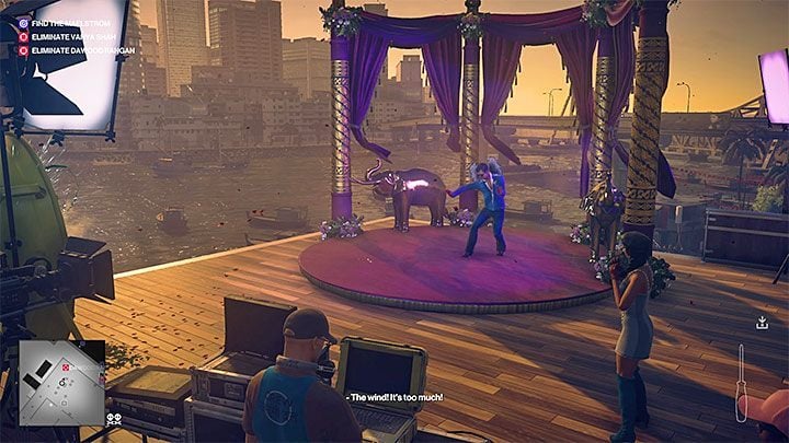 This challenge is related to Gone with the Wind Mission Story - Hitman 2: Assassinating Dawood Rangan - Chasing a Ghost walkthrough - Chasing a Ghost (Mumbai) - Hitman 2 Guide