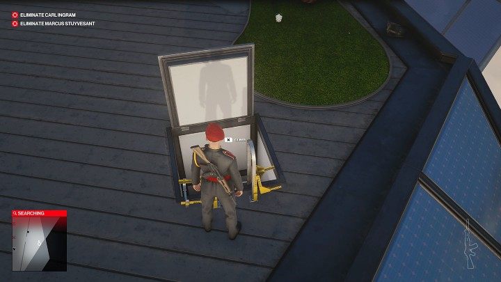 Shortcut 2: Penthouse Terrace Ladder - Hitman 3: On Top of the World, Dubai - map, mission information - On Top of the World - Dubai - Hitman 3 Guide