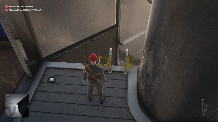 Shortcut 4: Helipad - Hitman 3: On Top of the World, Dubai - map, mission information - On Top of the World - Dubai - Hitman 3 Guide