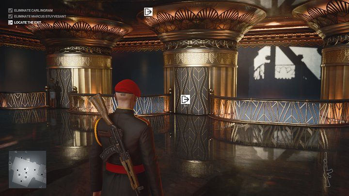 The easiest (and by far the least glamorous) way to leave the map in Dubai is to use the elevator - Hitman 3: Dubai Map (Burj Al-Ghazali) - how to leave? - On Top of the World - Dubai - Hitman 3 Guide