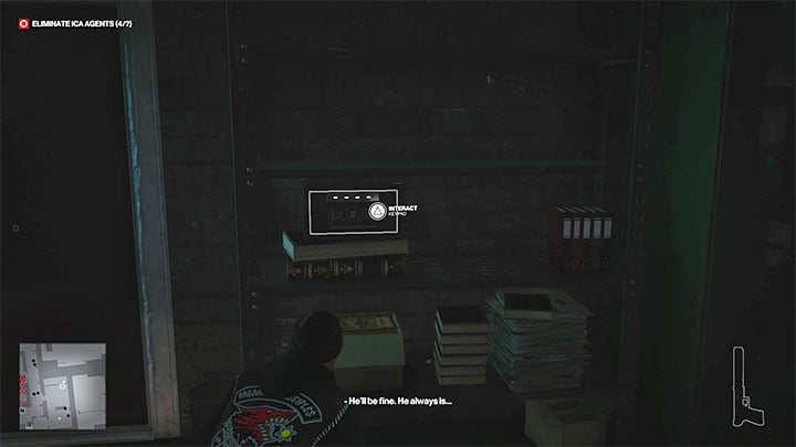 Sneak over to the opposite side of the office - Hitman 3: The safe box (Hirschmullers office) - how to open it? Berlin - Apex Predator - Berlin - Hitman 3 Guide