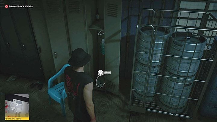 You can find an unused bartender outfit on the map - Hitman 3: Berlin - Best Disguises - Apex Predator - Berlin - Hitman 3 Guide