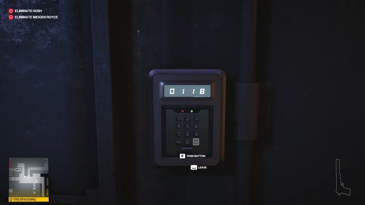 Approach the hidden passage to the ICA facility and enter the code 0118 to gain access - Hitman 3: Chongqing - Best Disguises - End Of An Era - Chongqing - Hitman 3 Guide