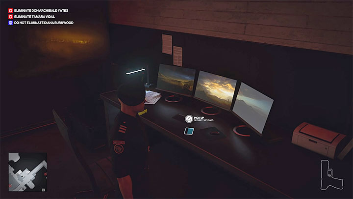 Additional hint - You can also find a Security Keycard in the security room - Hitman 3: Surveillance cameras - where to sabotage it? - The Farewell - Mendoza - Hitman 3 Guide