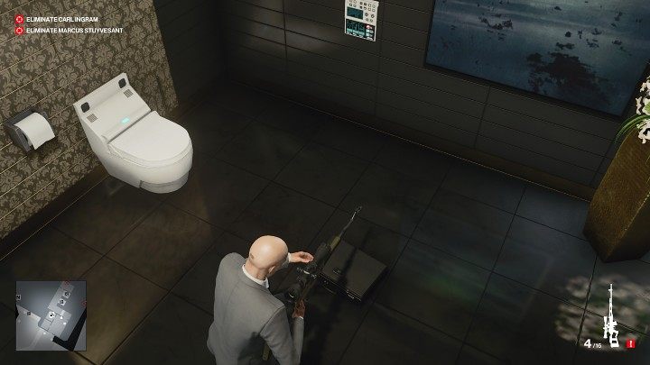 If you want to use a sniper rifle, place the case on the ground and unpack it - Hitman 3: Sniper rifle - how to take it on a mission? - FAQ - Hitman 3 Guide