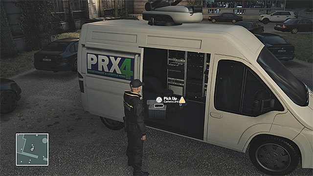 Check the broadcasting truck. - Disguises and important items | Paris: The Showstopper - Paris: The Showstopper - Hitman Game Guide