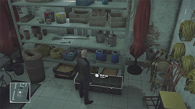 You will find the rifle in the previously selected stash. It can be for example in the small building - Murdering Viktor and Dalia during a single action | Paris: The Showstopper - Paris: The Showstopper - Hitman Game Guide