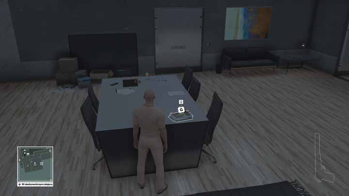 You can read the meeting protocol in the room next to the Strandbergs office. - Murdering Claus and Reza during a single action | Marrakesh - Marrakesh: A Gilded Cage - Hitman Game Guide