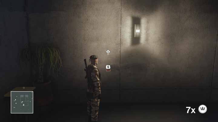 Before triggering the fire alarm make yourself acquainted with the blueprint of armoured carriers turret. - Murdering Claus and Reza during a single action | Marrakesh - Marrakesh: A Gilded Cage - Hitman Game Guide