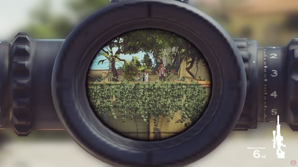 Pick up a spot from which you will shoot Francesca - Murdering Francesca De Santis | Sapienza - Sapienza: World of Tomorrow - Hitman Game Guide