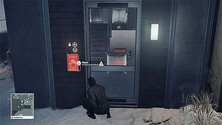Use the scrambler to open the side door - Murdering both targets without changing your outfit | Hokkaido - Hokkaido: Situs Inversus - Hitman Game Guide