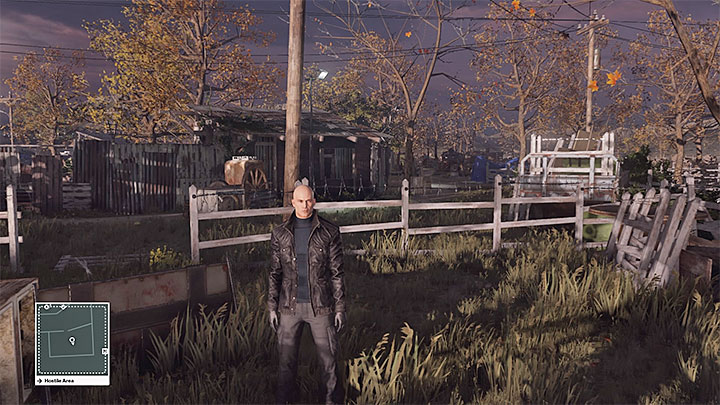 You will be spotted automatically if you keep your default clothes - Reaching and exploring the farm | Colorado - Colorado: Freedom Fighters - Hitman Game Guide