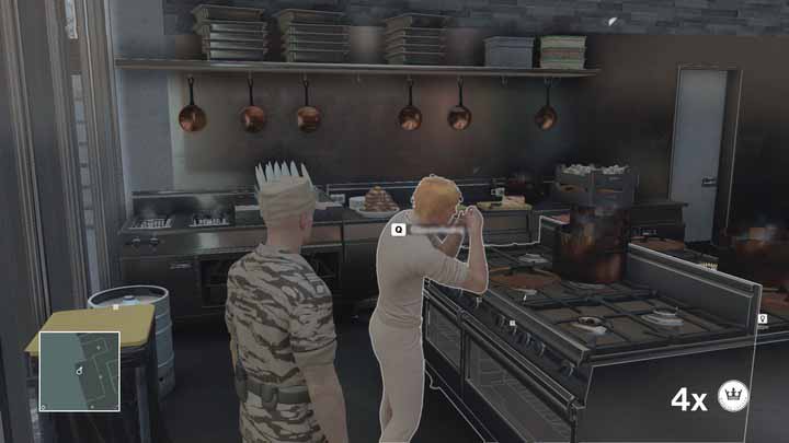 You must be careful while eliminating the masseur in the kitchen so that no one spots you. - Murdering Claus Hugo Strandberg | Marrakesh - Marrakesh: A Gilded Cage - Hitman Game Guide