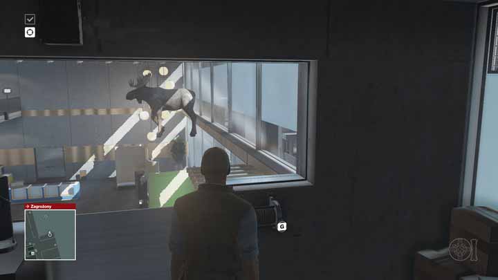 Just release the crank and a giant moose will fall on Strandberg. - Murdering Claus Hugo Strandberg | Marrakesh - Marrakesh: A Gilded Cage - Hitman Game Guide