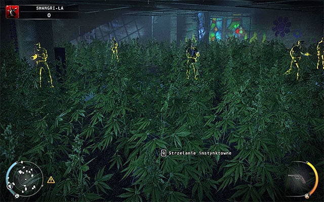 Crossing the marijuana field might be a bit problematic - Shangri-La - Evading the police | 4: Run For Your Life - 4: Run For Your Life - Hitman: Absolution Game Guide