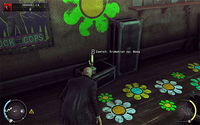 The third bong is located in a room with a tape player (left from the elevator) - 4: Run For Your Life | Challenges - Challenges - Hitman: Absolution Game Guide