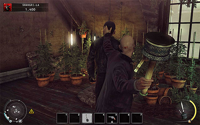 After you obtained a bong, use it to kill any junkie or cop - 4: Run For Your Life | Challenges - Challenges - Hitman: Absolution Game Guide