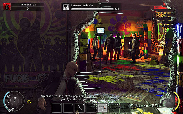 Switch on the radio, hide and watch events - 4: Run For Your Life | Challenges - Challenges - Hitman: Absolution Game Guide