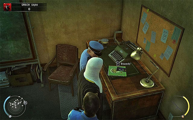 Rooms located on the other side of the corridor are hardly accessible and good guarded - Courthouse - Exploring the courthouse | 15: Skurkys Law - 15: Skurkys Law - Hitman: Absolution Game Guide