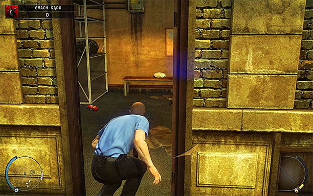 At the very end of the parking lot you can find a small storage shown on the above screen - Courthouse - Exploring the courthouse | 15: Skurkys Law - 15: Skurkys Law - Hitman: Absolution Game Guide