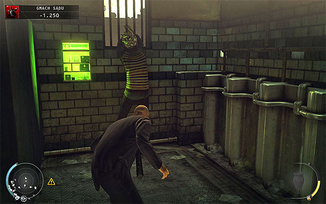 You can wait for Timothy inside the shaft or in the closet located in the toilet - Courthouse - Getting to the holding cells in defendant disguise | 15: Skurkys Law - 15: Skurkys Law - Hitman: Absolution Game Guide