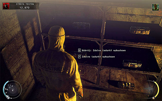 At the end of the right corridor you can find a storage shown on the above screen - Test Facility - Exploring the test facility | 12: Death Factory - 12: Death Factory - Hitman: Absolution Game Guide