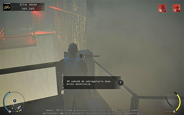 Go again to an interactive valve and turn it to blind your enemies again for 30 seconds and making your evacuation easier - R&D - Destroying Ashfords research | 12: Death Factory - 12: Death Factory - Hitman: Absolution Game Guide