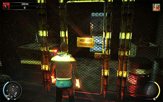 Slightly better idea is using a sniper rifle and in order to do this, you have to get into the armory described in previous subchapter (screen above) - The Arena - Murdering Sanchez in traditional way | 13: Fight Night - 13: Fight Night - Hitman: Absolution Game Guide