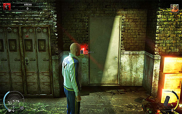 The least aggressive method of eliminating Sanchez is arranging an accident with the arena lights - The Arena - Murdering Sanchez in traditional way | 13: Fight Night - 13: Fight Night - Hitman: Absolution Game Guide