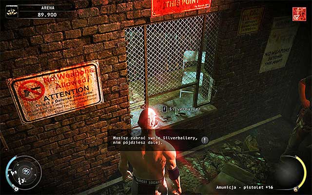 If you have defeated Sanchez on the ring, start with collecting your Silverballers - The Arena - Exiting the arena | 13: Fight Night - 13: Fight Night - Hitman: Absolution Game Guide